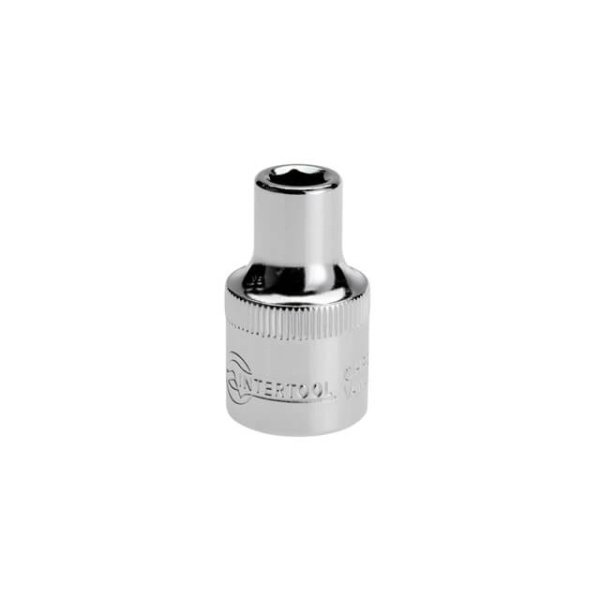 Головка шестигранна 1/2" 8*38 мм CrV INTERTOOL ET-0008