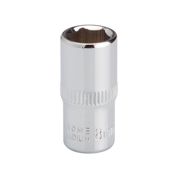 Головка шестигранна 1/4", 8×25 мм, Cr-V, STORM INTERTOOL ET-0438