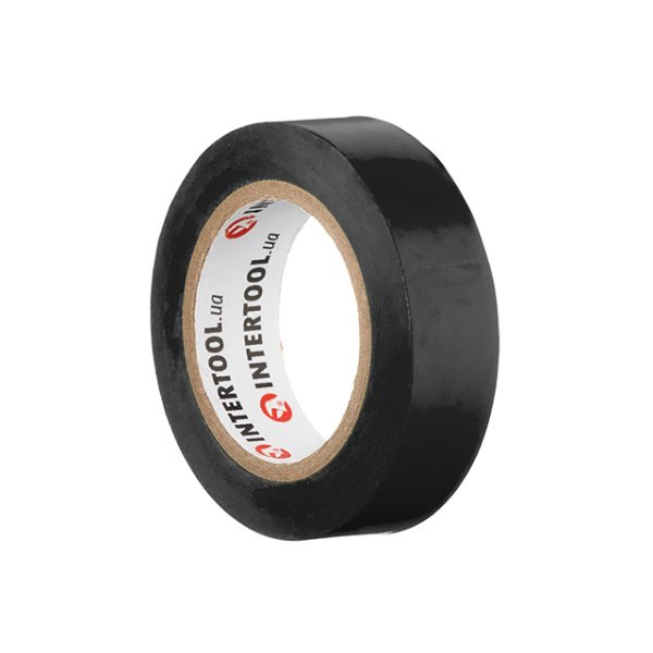 Стрічка ізоляційна 0.15мм*17мм*10м чорна INTERTOOL IT-0011