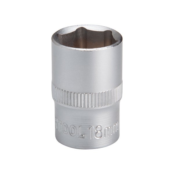 Головка шестигранна 1/2", 18мм*38мм. INTERTOOL ET-2018