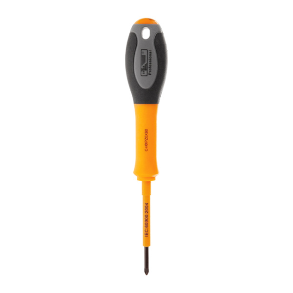 Викрутка хрестова ізольована PZ0, 60 мм 1000 В INTERTOOL VT-3220