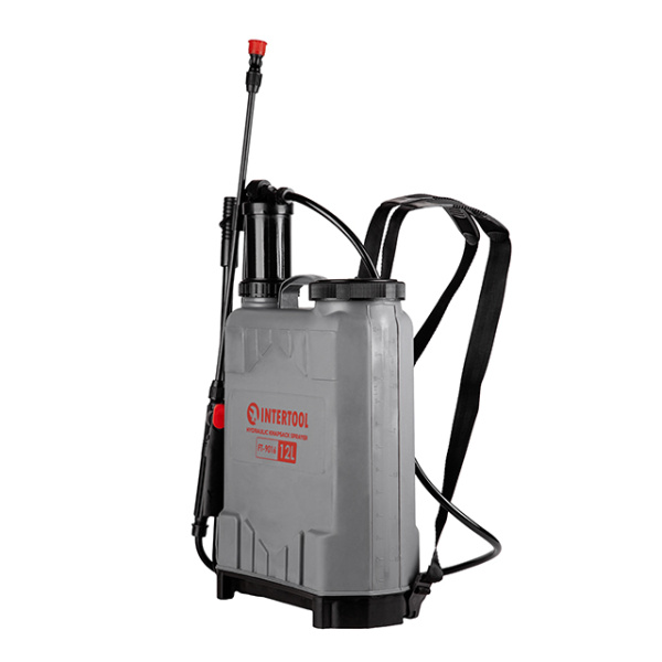 Обприскувач гідравлічний ранцевий, 12 л INTERTOOL FT-9016