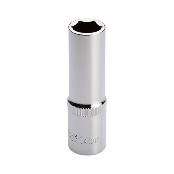Головка шестигранна подовжена 1/2", 14*78 мм CrV INTERTOOL ET-0114