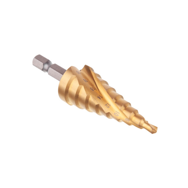 Свердло ступінчасте по металу, спіральне, 4-20 мм, HEX INTERTOOL SD-5837