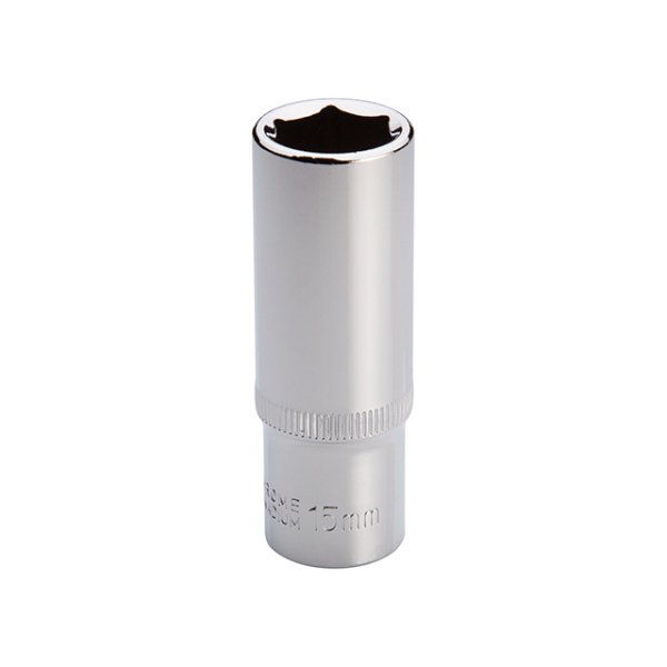 Головка шестигранна подовжена 3/8", 15 мм, Cr-V STORM INTERTOOL ET-0425