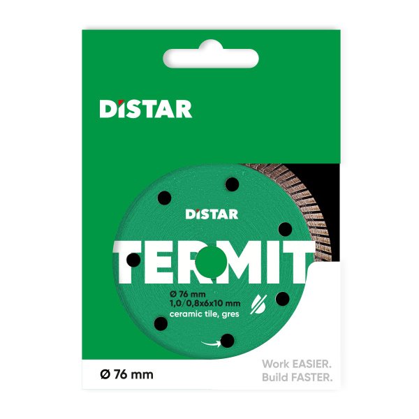 Круг алмазний вiдрiзний Distar 1A1R 76x1,0/0,8x6x10 Termit