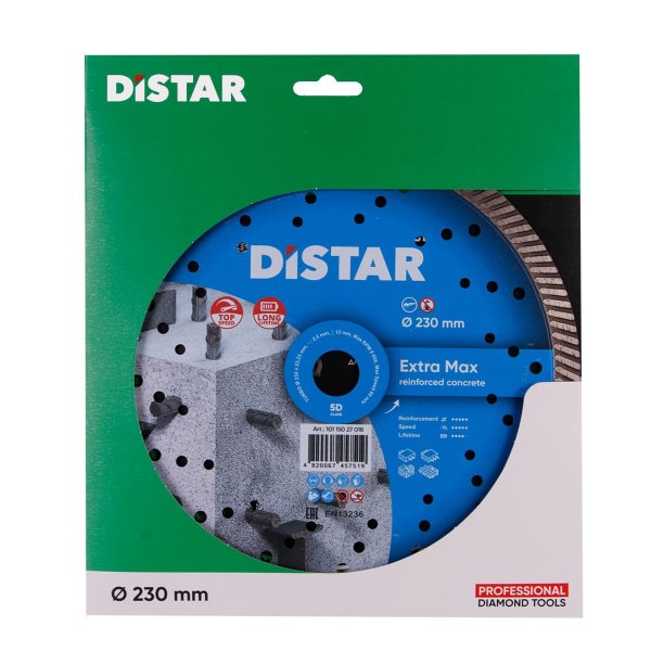 Круг алмазний вiдрiзний Distar Turbo 232x2,5x12x22,23 Extra Max