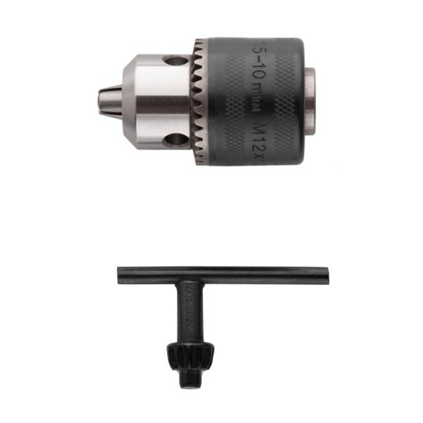 Патрон для дриля з ключем, M12×1,25, 1,5-10 мм INTERTOOL ST-3823
