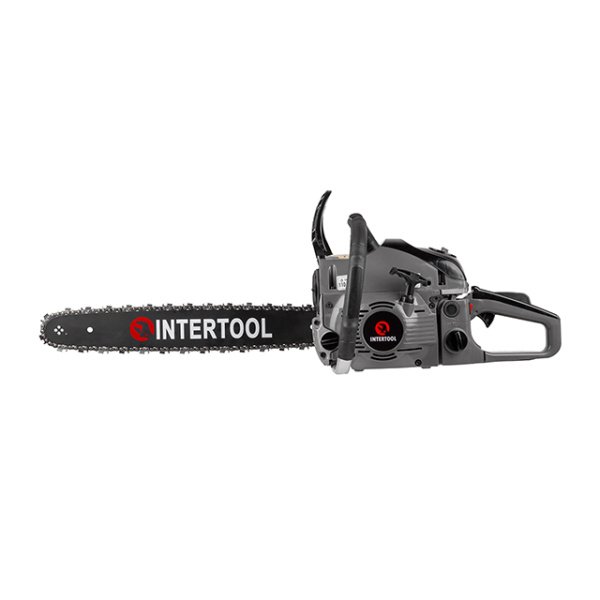 Бензопила ланцюгова, 2,4 кВт (3,3 к/с), 52 см³, шина 45 см, 3200 об/хв INTERTOOL DT-2208