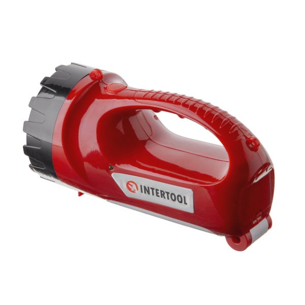 Ліхтар акумуляторний, 1 LED 5 Вт + 15 SMD INTERTOOL LB-0101