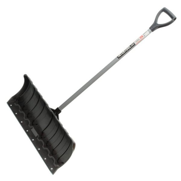 Лопата для прибирання снігу 620 * 280мм з ручкою 970 мм INTERTOOL FT-2090
