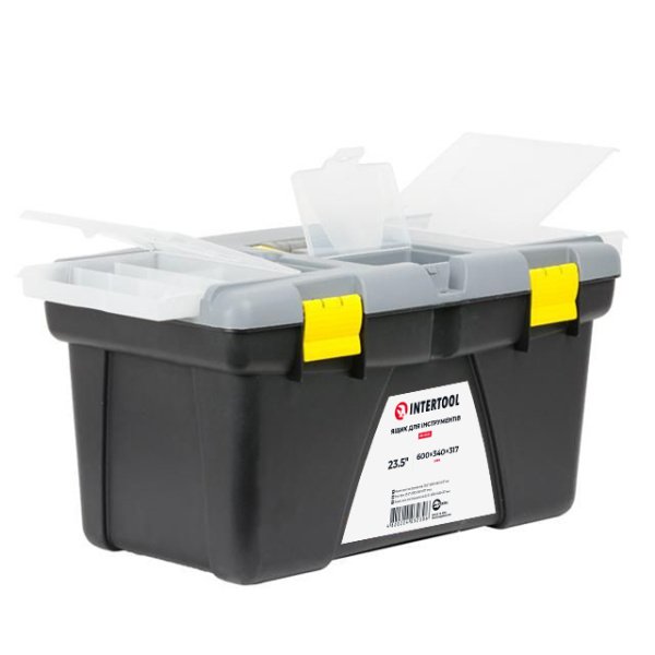 Ящик для  інструментів 23.5" 600*340*317мм INTERTOOL BX-0323