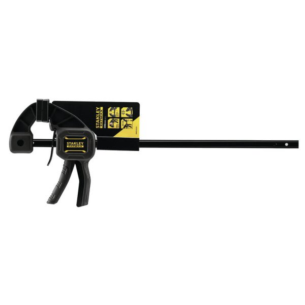 Струбцина FatMax L триггерная з максимальним зусиллям стиснення 135 кг STANLEY FMHT0-83235