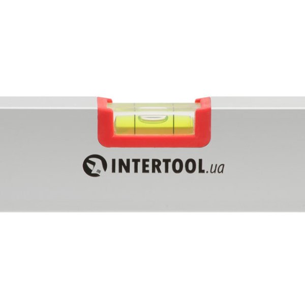 Рівень будівельний, 600 мм, 3 капсули, перетин 21×46 мм INTERTOOL MT-1222