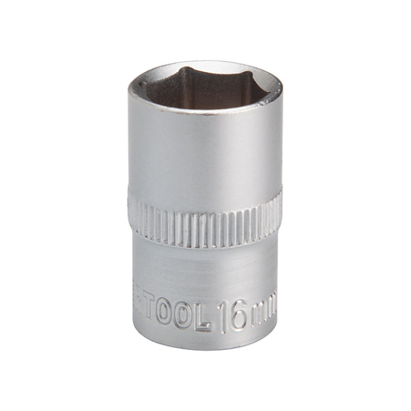 Головка шестигранна 1/2", 16мм*38мм. INTERTOOL ET-2016