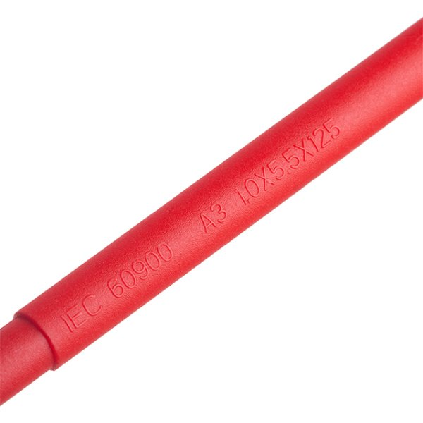 Викрутка шліцева ізольована, SL1,0×5,50 мм, 1000 В, 125 мм INTERTOOL VT-3206