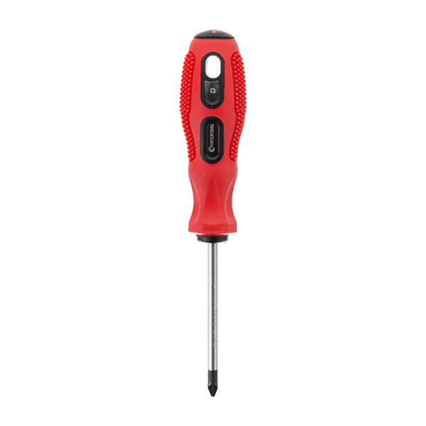 Викрутка хрестова, PZ1×75 мм, Cr-V INTERTOOL VT-3155