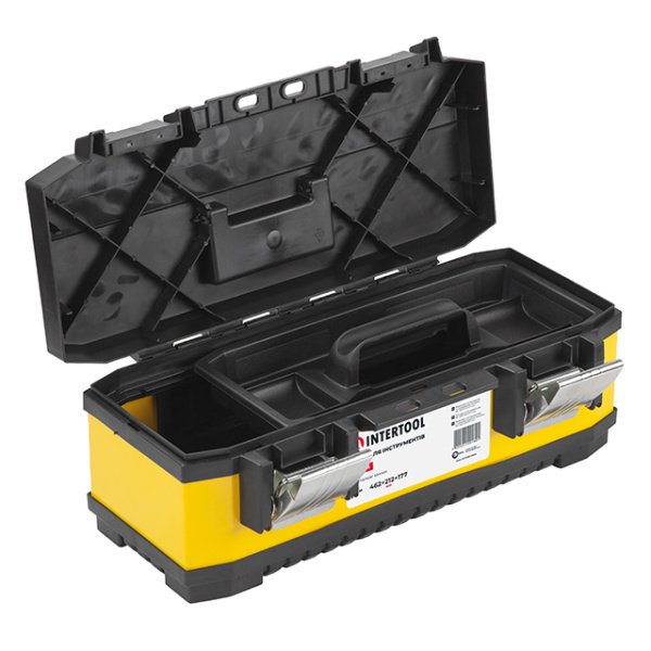 Комплект ящиків для інструменту з металевими замками, 3 од. INTERTOOL BX-2003