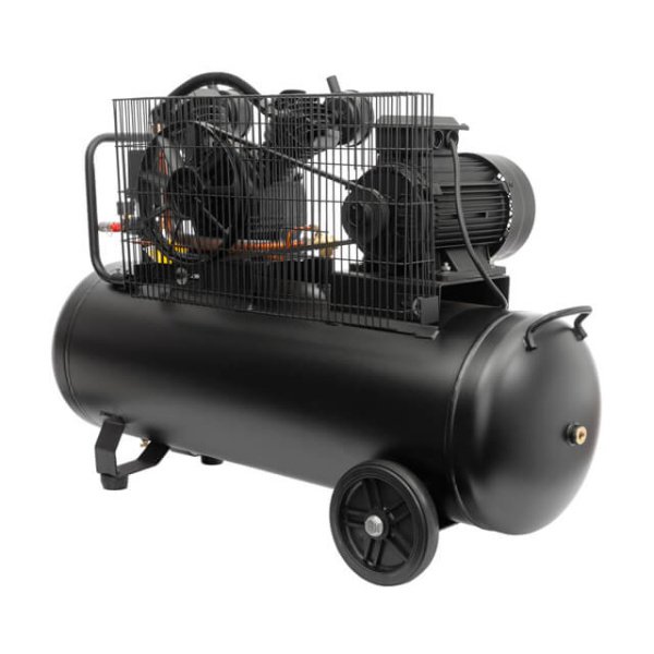 Компресор, 100 л, 3,0 кВт, 380 В, 10 атм, 500 л/хв, 2 циліндри INTERTOOL PT-0013