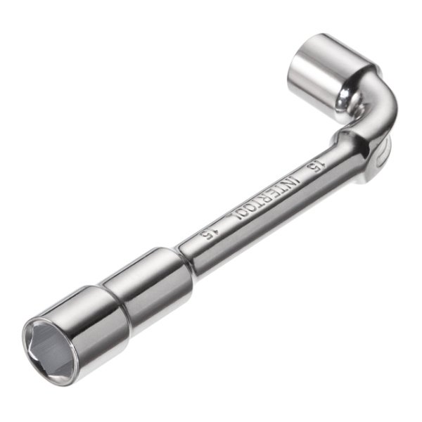 Ключ торцевий з отвором L-подібний 15 мм INTERTOOL HT-1615