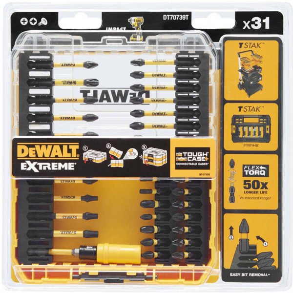 Набір біт DeWALT DT70739T