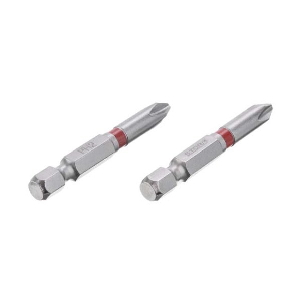 Комплект викруткових насадок, PH2, 1/4"×50 мм, S2, 2 од., STORM INTERTOOL VT-0212