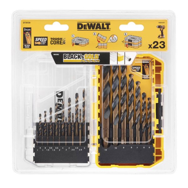 Набір свердел DeWALT DT70729