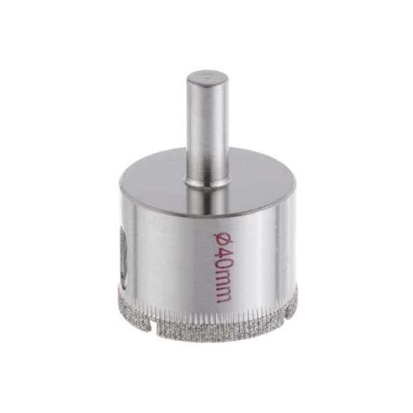 Коронка трубчаста по склу та кераміці 40 мм INTERTOOL SD-0363