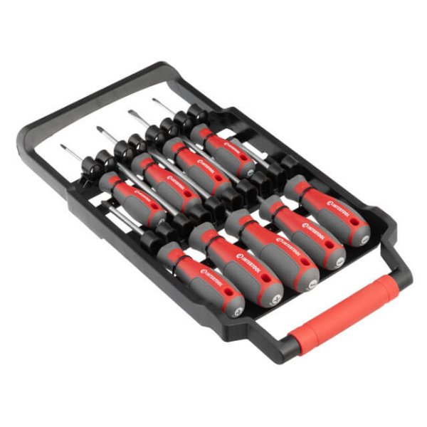 Набір викруток, 9 од., Cr-V, 75-150 мм (SL3, SL5, SL6, SL8, PH0, PH1, PH2, PH3) INTERTOOL VT-3349