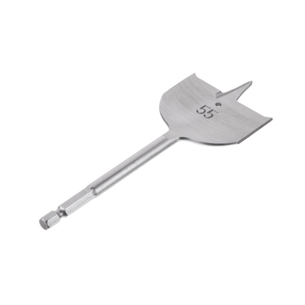 Свердло по дереву пір'яне, 55×150 мм, HEX INTERTOOL SW-0055