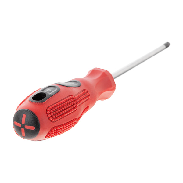 Викрутка хрестова, PZ1×100 мм, Cr-V INTERTOOL VT-3156