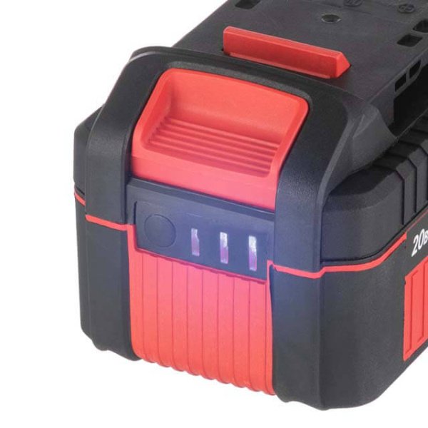 Акумулятор, 20 В, Li-Ion, 4,0 Аг, індикатор рівня заряду INTERTOOL WT-0341