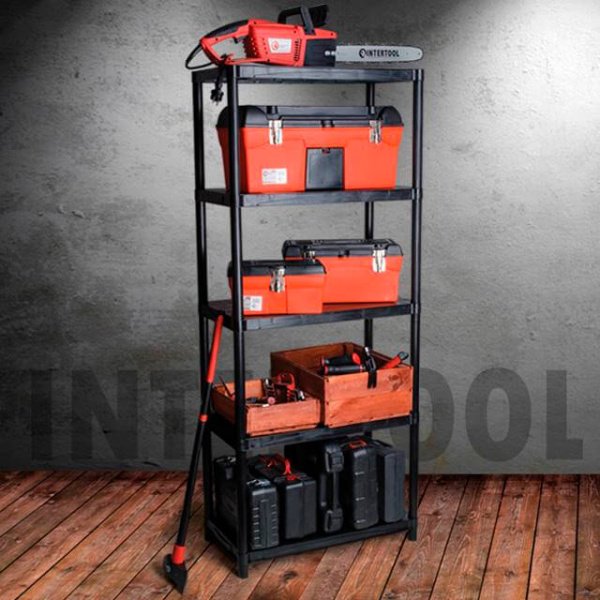 Стелаж 28 "710 * 380 * 1713мм, 5 полиць INTERTOOL BX-7028