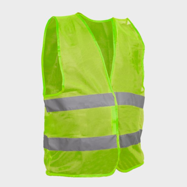 Жилет сигнальний зелений, XXL (62×72 см), 100 г/м² INTERTOOL SP-2025