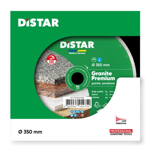Круг алмазный отрезной 1A1R 350x2,4x10x32 Granite Premium