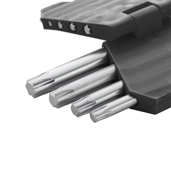 Набір ключів Г-подібних TORX 9 шт, Т10-Т50, CrV, Small INTERTOOL HT-0607