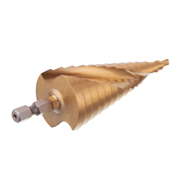 Свердло ступінчасте по металу, спіральне, 4-32 мм, HEX INTERTOOL SD-5839