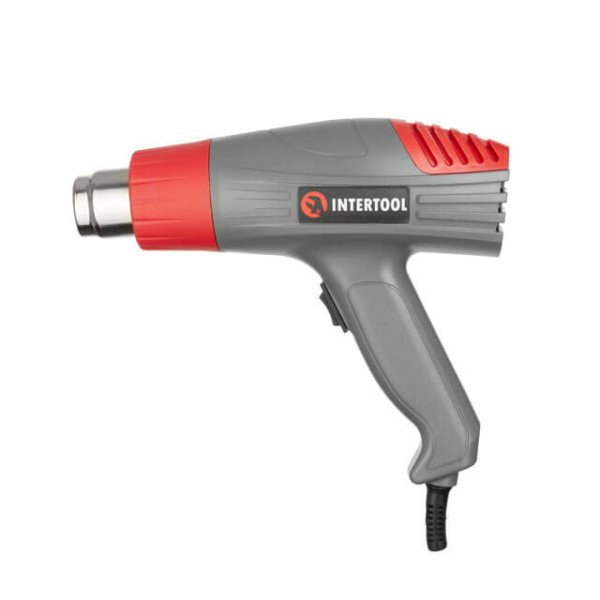 Фен технiчний, 2,0 кВт, 2 режими, 400-600 °C, 300-500 л/хв INTERTOOL DT-2416