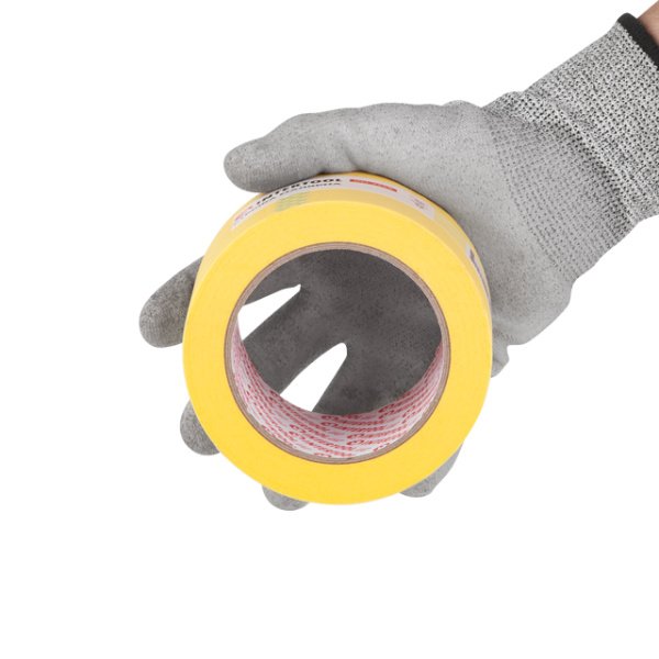 Стрічка малярна 72мм, 40м, жовта INTERTOOL DM-7240