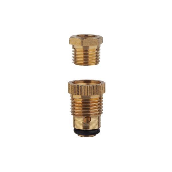 Клапан зливний латунний для компресорів, 1/4", круглий вентиль INTERTOOL PT-5020