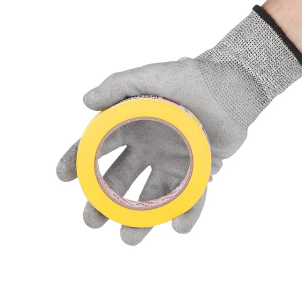 Стрічка малярна 19мм, 40м, жовта INTERTOOL DM-1940