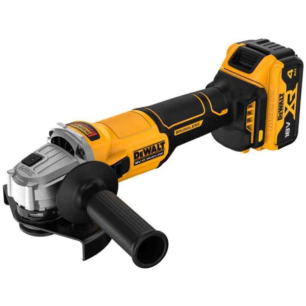 Шліфмашина кутова - болгарка акумуляторна безщіткова DeWALT DCG407M2T