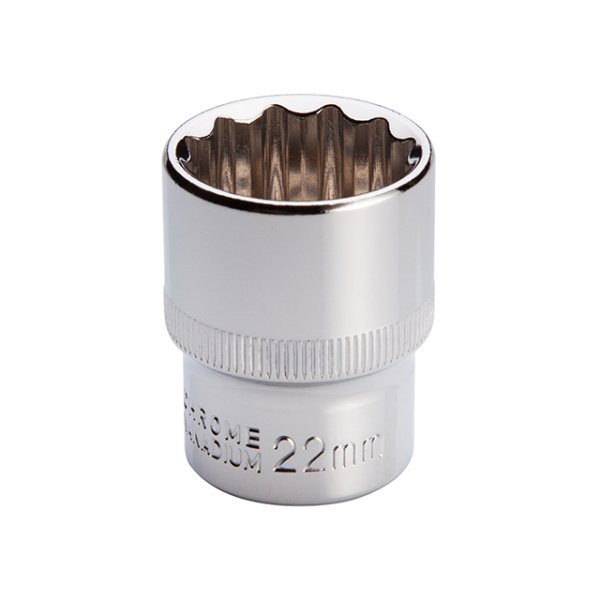 Головка 12 гр. 1/2", 22 мм INTERTOOL ET-0222
